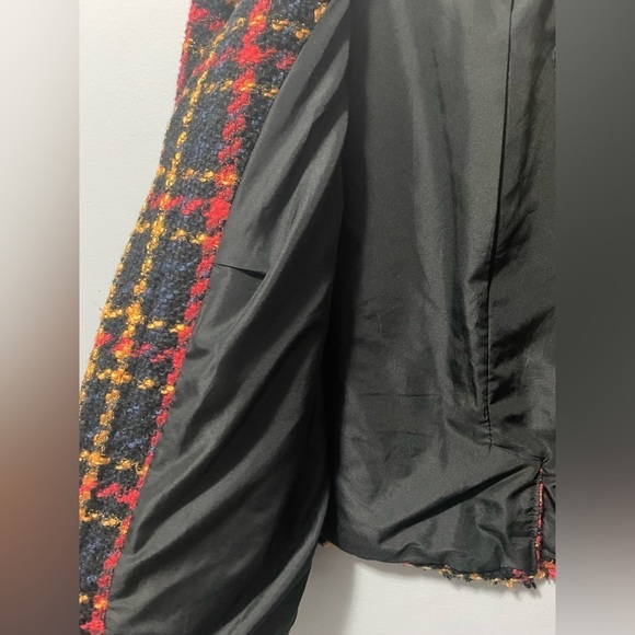 A New Day Cropped Tweed Fringed Plus Size Jacket/Blazer - Picture 10 of 13